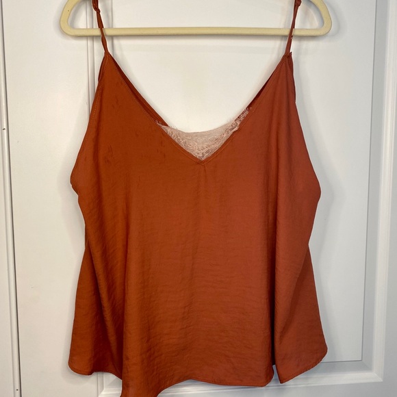 FREE PEOPLE Deep V Bandeau Cami Top Rose - Picture 5 of 6